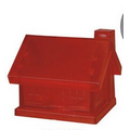 Translucent Red House Shape Savings Bank